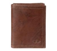 DOCKERS Men's Slim Minimalistic Leather Z-fold Wallet-Multiple Card Slots, Clear Id Window, Magnetic Money Clip, Brown, One Size, Slim Minimalistic Leather Z-fold Wallet - Multiple Card Slots, Clear