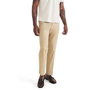 Dockers Men's GO Signature Khaki Slim Bottoms, Harvest Gold, 32W 32L