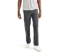 DOCKERS Mens Go-to Cargo Straight Fit Smart 360 Flex Pants (Standard and Big & Tall), Burma Grey, 32W x 29L