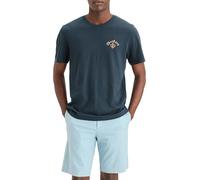 Dockers Men's Logo Tee, Stratified Sea (Peach Bloom), XL