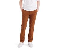 Dockers Men's Smart 360 Flex Motion Chino Slim Refined, Caramel Café, 34 W/32 L