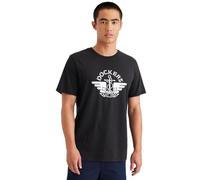 Dockers Mens Short Sleeve Graphic Tee T-Shirt, Beautiful Black, M UK