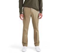 Dockers Men's Signature Stain Defender Slim Creased Chinos, New British Khaki, 34W 32L
