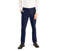 Dockers Men's Signature Stain Defender Slim Creased Chinos, Navy Blazer, 36W 32L