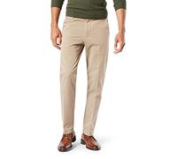 Dockers Men's Slim Tapered Fit Workday Khaki Smart 360 Flex Pants Casual, Safari Beige (Stretch), 38W x 32L