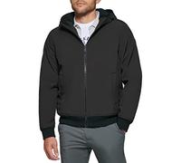 Dockers Men's Softshell Sherpa Lined Bomber Jacket, Black, 3X-Large Tall