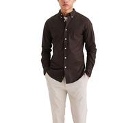 Dockers Men's Stretch Oxford Shirt, MOLE, XS