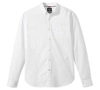 Dockers Men's Stretch Oxford Shirt, Paper White, M UK
