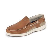 DOCKERS Men's Tiller Boat Shoe, Dark Tan Crazy Horse, 7 UK