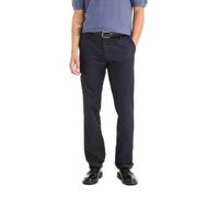 DOCKERS Men's Straight Fit Signature Lux Cotton Stretch Khaki Pant, Navy, 36W x 34L