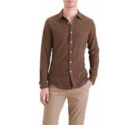 Dockers Men's Original Shirt Slim, Thermax Caramel Café, M