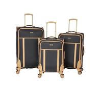 Dockers Seahorse Softside Expandable 8-Wheel Spinner Travel, Black, 20-Inch Carry On, Seahorse Softside Expandable 8-Wheel Spinner Travel Carry on Luggage