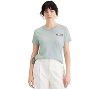 Dockers Women's Graphic TEE Tops, Norcal Landscape Graphic tee Harbor Gray (Multi), S