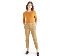 Dockers Women's Refined Slim Chino, Harvest Gold, 25 R