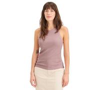 Dockers Women's Rib Knit Tank Tees, Pale Mauve, XS