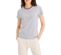 Dockers Women's Tees Ss Favorite Tee, Folkstone Gray Stripe, L