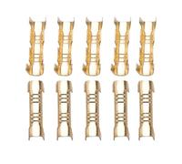 Docking Connector Quick Wiring Terminals, 100pcs Brass Crimp Terminals 0.5-1.5mm Square - Easy Connection, Durable Material, Ideal for Electrical Repairs and DIY Wiring