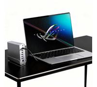 Docking Station for Asus ROG Zephyrus G16 G14 G15 M16 M15 S S17 Zephyrus Duo 16 15 ROG Flow X16, 15-in-1 USB C with 360 ° Rotating Base, 2 * 4K HDMI and 1*DP, 10Gbps USB Port Transfer, RJ45, Audio