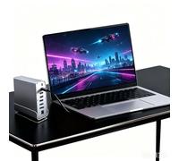 Docking Station for Dell Alienware m18 R2 R1 area-51 18 inch Gaming Laptop,15-in-1 USB C with 360 ° Rotating Base, 2 * 4K HDMI and 1*DP, 10Gbps USB Port Transfer, RJ45, Audio, SD/TF
