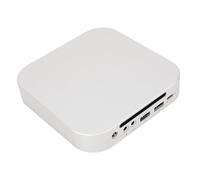 Docking Station for Mac Mini M4, 9 in 1 Aluminum Stand and Hub with 10Gbps USB Ax2 4.8Gbps for Mini M4 Pro, M.2SSD USB C Dock Station Hub (UK Plug)