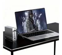 Docking Station for Razer Blade 17 16 15 14 Pro 17 Gaming Laptop, 15-in-1 USB C with 360 ° Rotating Base, 2 * 4K HDMI and 1*DP, 10Gbps USB Port Transfer, RJ45, Audio