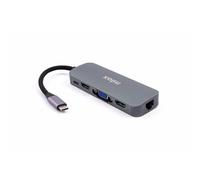Docking Station NILOX Type C A 3X USB 3.0 1x HDMI 1x VGA 1x Type C 1x RJ45