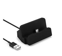 Docking Station Type C Charging Station Charger Compatible with iPhone 15 Plus Pro Max Samsung Galaxy Z Flip 5 Z Fold 5 S23 Ultra S22 S21 S20 10 Huawei Mate Xiaomi and More USB-C Devices in Black