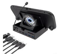 Docking Station With Adjustable Back Height For Nintendo Switch, 4K 60Hz Output With Integrated Cooling Fan