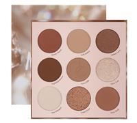 Docolor 9 Colours Eyeshadow Palette Shadow Palette Highly Pigmented Mattes Shimmers Naked Smokey Glitter Cream Colorful Powder Waterproof Makeup Palette - Nude Color
