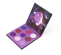 Docolor 9 Colours Purple Eyeshadow Palette Shadow Palette Highly Pigmented Mattes Shimmers Nature Smokey Glitter Cream Colorful Powder Waterproof Makeup Palette-Space