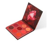 Docolor 9 Colours Red Eyeshadow Palette Shadow Palette Highly Pigmented Mattes Shimmers Nature Smokey Glitter Cream Colorful Powder Waterproof Makeup Palette-Space