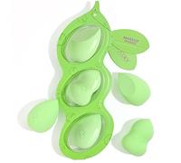 Docolor Makeup Sponges 3 Pcs, Blender Beauty Soft Foundation Sponge.High Density Makeup Sponge For Foundation, Liquid, Creams And Powders (Green Color)