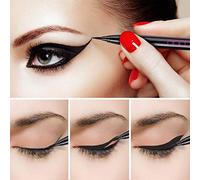 Docolor Waterproof Liquid Eyeliner Pen - Black, Smudge Proof & Long Lasting - Hyper Precise Brush Tip for Beginners & Sensitive Eyes - Quick Drying, Intense Matte Ink - Vegan & Cruelty-Free