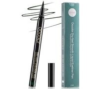 Docolor Waterproof Liquid Eyeliner Pen -Green, Smudge Proof & Long Lasting - Hyper Precise Brush Tip for Beginners & Sensitive Eyes - Quick Drying, Intense Matte Ink - Vegan & Cruelty-Free