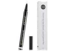 Docolor Waterproof Liquid Eyeliner Pen - White, Smudge Proof & Long Lasting - Hyper Precise Brush Tip for Beginners & Sensitive Eyes - Quick Drying, Intense Matte Ink - Vegan & Cruelty-Free