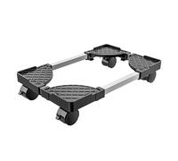 Docooler Computer Tower Stand Adjustable Mobile CPU Bracket with Universal Wheel Stainless Steel PC Tower Holder for Home Office Under Desk