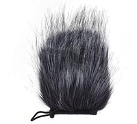 Docooler Outdoor ey-m24 Microphone Wind Cover Furry Windscreen Muff for Microphones 9 cm * 5 cm (L * D) for Rode Stereo VideoMic Pro and More gris-blanco