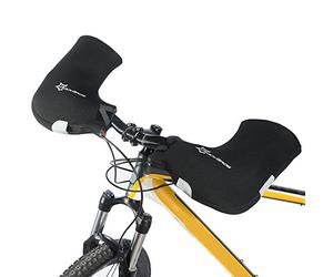 Docooler Rainproof Winter Handlebar Muffs Motorbike MTB Cycling Handlebar Gloves Neoprene Grip Covers Mountain Bicycle Bike Hands Warmer Hand Covers