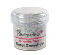 Docrafts 1 oz Embossing Powder, Tinsel Snowflake