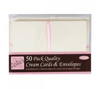 docrafts Anita's Cards W/Envelopes A6 50/Pkg-Cream