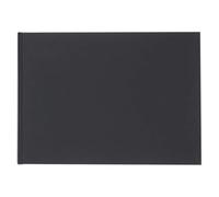 Docrafts Artiste A4 Hardback Landscape Sketchbook 46 Sheets, Black, White Paper, Drawing, Sketching, Doodling, Writing and Scrapbook Designs with Mixed Media, Pen, Ink, Painting and More