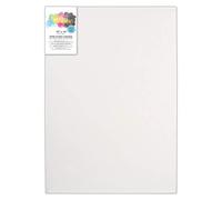 docrafts Artiste Stretched Canvas, 380gsm, White, 10x14, Single Unit, Triple Primed, Wooden Frame Painting, Perfect Canvas for Painting, Art Supplies for Acrylic Paint & Canvas Wall Art