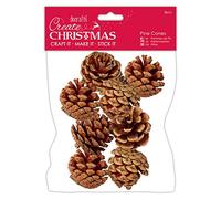 docrafts Create Christmas Large Pine Cones - 8 Pack