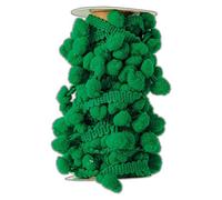 Docrafts Create Christmas Pom Pom Trim (3m) - Green