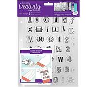 docrafts Creativity Essentials A5 Clear Stamps-Alphabet