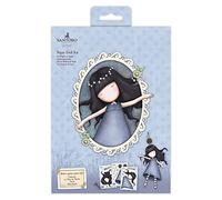 docrafts Gorjuss Paper Doll Kit - Tiptoes - One Size - Multicolor - All Ages - Die-cut sheets, twine, mini brad