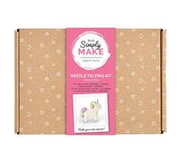 docrafts Needle Felting Kit Set, Create Your Own Felted Unicorn - Unicorn Design for Kids and Adults - Including Wool, Needles, and all Tools