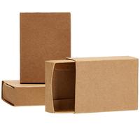 docrafts Papermania Bare Basics Medium Matchboxes (Pack of 4),Brown,2 x 13.47 x 20.98 cm