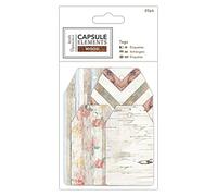 docrafts Papermania Elements Wood Tags (Pack of 20)