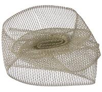 docrafts Papermania Wedding Ever After Silver Organza Ribbon Roses